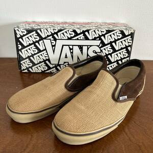 VANS HEMP クラシック スリッポン US9 27cm バンズ ヘンプ