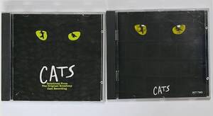 セ★0023　ブロードウェイキャスト盤　海外ミュージカルCD　CATS 1とact two 1982,10収録　キャッツ　まとめてセット