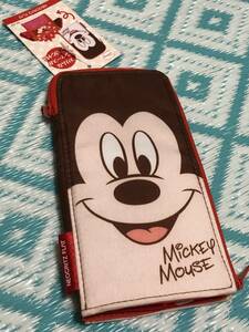 【 未使用 】とってもカワイイ！★ Disney ディズニー Mickey Mouse ミッキー マウス ペン ケース おまけ付★ スタンド 文房具 立て ミニー