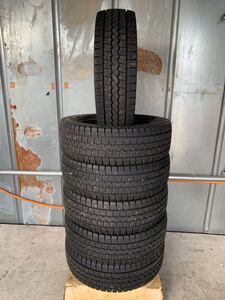 送料込み！225/70R15 DUNLOP WINTER MAXX LT03 21年 9.5mm 中古スタッドレスタイヤ６本セット