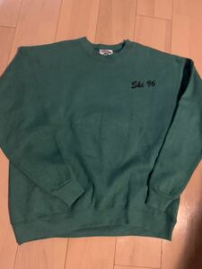 90s【Lee】リー スウェット古着 メンズ L USA製 heavy weight cotton ski アメリカ製 雰囲気良し！バックプリント リバースウィーブ