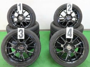 ホンダ S660 等に 4本 AME 15インチ 5J +45 16インチ 6.5J +50 4H 100 ラジアル ブリヂストン ポテンザ 165/55R15 195/45R16