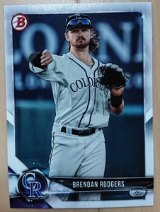 ★BRENDAN RODGERS BOWMAN PROSPECT 2018 #BP43 MLB メジャーリーグ ブレンダン ロジャース COLORADO ROCKIES コロラド ロッキーズ