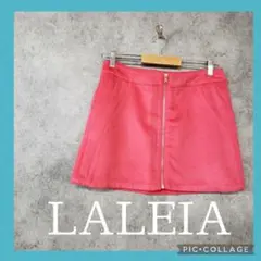 LALEIA ラレリア　レディース　スカート　新品　ピンク　ファスナーガード★