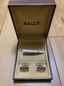 未使用　BALLY ネクタイピン＆カフスボタン　セット　ドイツ