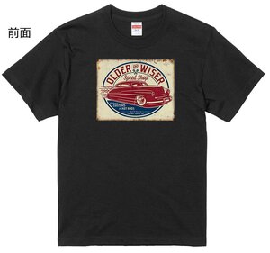 ティンサインＴシャツ A56 黒 ホットロッド ローライダー アメ車 レッドスレッド マーキュリー リンカーン フォード 1949 1950 1951