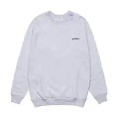 goodness logo crew neck sweat グレー　スウェット