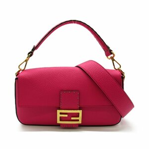 フェンディ マンマバケット 2wayショルダーバッグ ブランドオフ FENDI レザー ショルダーバッグ レザー 中古 レディース