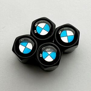 BMW バルブキャップ　ブラック