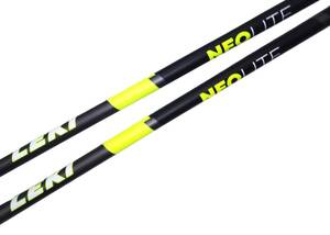 LEKI NEOLITE　Black/NeonYELLOW 117cm　アルミ合金(16φ)TSシャフト＆PAセーフティーグリップシステム搭載　定価￥8800