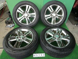 AUTECH ◆ 16x6.0J +45 PCD114.3 穴5 ◆ ヨコハマ 195/60R16 ◆ アルミホイール 中古タイヤ 16インチ 【岐阜発】《個人宅配送不可》