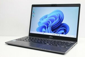 1円スタート ノートパソコン Windows11 富士通 LIFEBOOK U937 薄型 軽量799g 第7世代 Core i5 SSD256GB メモリ8GB Windows10 13.3