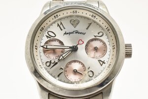 エンジェルハート クロノグラフ ラウンド シルバー CE30 クォーツ レディース 腕時計 AngelHeart