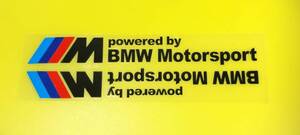 ☆新着　左右　///M powered by ＢＭＷ　Motorsport　ステッカー 　黒