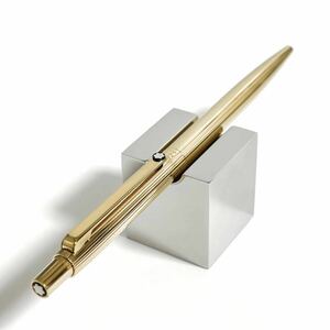 モンブラン sライン ボールペン No.2947 ゴールド ラインカット / montblanc slimline ballpoint pen gold plate line