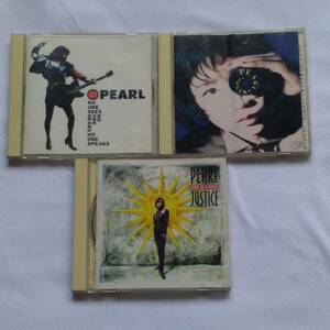 中古CD/PEARL(JUSTICE/WINDOW/NO ONE SEES NO ONE HEARS NO ONE SPEAKS)3枚セット