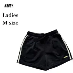 NERDY ノルディ　ショートパンツ　レディース　M ブラック　黒　韓国