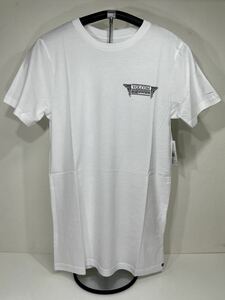 VOLCOM ボルコム AF532112WHT メンズ Sサイズ 半袖Tシャツ バックプリントティー ストーンロゴ ホワイト色 ヴォルコム 新品 即決 送料無料