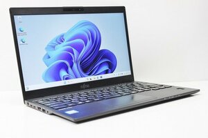 1円スタート ノートパソコン Windows11 ハイスペック 富士通 LIFEBOOK U939 第8世代 Core i7 メモリ16GB SSD256GB Windows10 カメラ 13.3