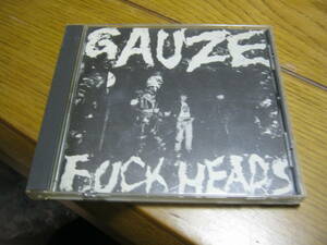 GAUZE ガーゼ / FUCK HEADS CD ステッカー付 ADK TYPHUS STALIN あぶらだこ SODOM 奇形児 