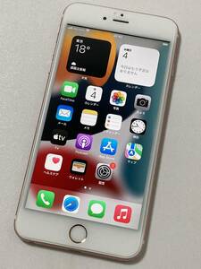 SIMフリー iPhone6S Plus 64GB Rose Gold シムフリー アイフォン6S プラス ローズゴールド ピンク docomo au UQ 本体 SIMロックなし A1687