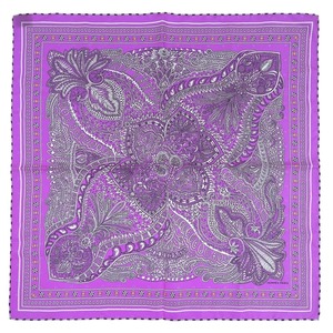 超美品 エルメス 2023年商品 Bandana 55 Le Jardin de la Maharani マハラニの庭 カレ55 バンダナ 定価37400円