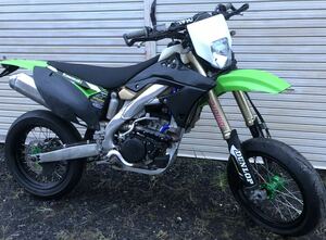 KAWASAKI KX250F モタード 2011 書類有 登録可 レア希少公道レーサー モトクロスオ フロード MOTARD xr CRF rmz wr yz ktm dトラッカー DRZ