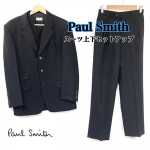 １円～【最高級/極美品】★ポールスミス　ロンドン Paul Smith LONDON★　人気　スーツセットアップ 　メンズ　ブラック　サイズS