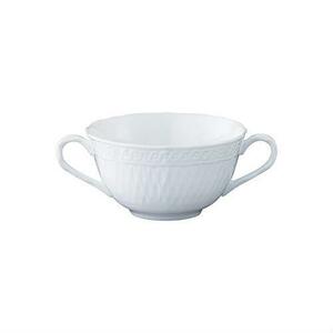 ◆送料無料 Noritake ノリタケ スープ カップ 口径：約11cm、全径：約15.5cm、高さ：約6cm、容量：約310cc（満水） シェール ブラン