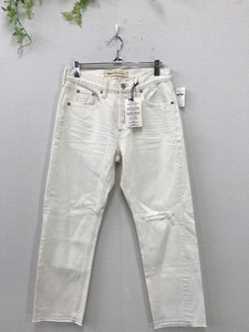 1167　メンズ　【　GAP　1969　VINTAG　STRAIGHT　新品価格￥9，900　】　ダメージパンツ　　サイズ：25　　色：オフホワイト