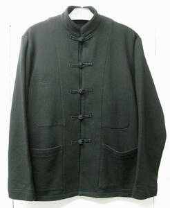 ヨウジヤマモト レギュレーション：スウェット チャイナ風 ジャケット （ 玉紐ボタン REGULATION Yohji Yamamoto Men Sweat China Jacket 2