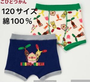 新品即決送料無料♪こびとづかん　ボクサーブリーフ　120サイズ 2枚組　綿100％ 人気　