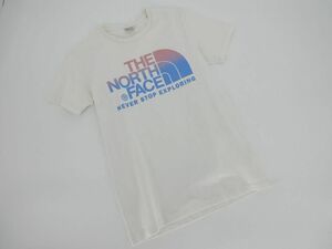 ゆうパケットOK THE NORTH FACE ザノースフェイス 半袖 Tシャツ sizeM/白■◇