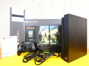 (HBA-26) Microsoft マイクロソフト XBOX ONE X 元箱付き 1TB ゲーム機器 ※動作OK！ @120 (12)