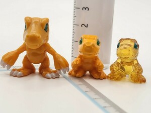 デジモン ミニフィギュア コレクション アグモンset[24D4検]FigurineワンダーエッグDigimonアドベンチャーDigital Monsterマスコット