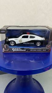 新品 1/24 Jada toys FAST&FURIOUS ワイルドスピード 2006 DODGE CHARGER POLICE CAR w25×H 11×D13