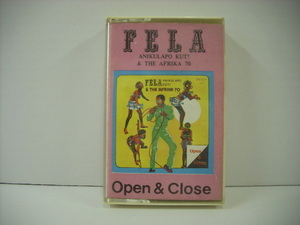 　■カセットテープ FELA ANIKULAPO KUTI & THE AFRIKA 70 / OPEN AND CLOSE フェラ・クティ オープン&クロース アフロビート ◇r31223