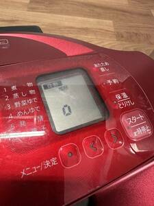 SHARP シャープHEALSIO ホットクック 水無調理鍋 KN-HT99A-R 2017年製 中古品