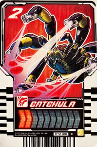 仮面ライダーガッチャード　ライドケミートレカ　PHASE:02　CATCHULA　キャッチュラ RT2-010　コモン