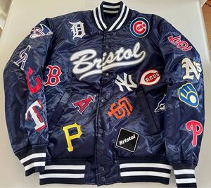 F.C.R.B. MLB オールチームリバーシブルバーシティJK M 新品 F.C.Real Bristol エフシーレアルブリストル FANATICS スタジャン