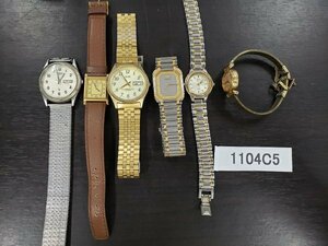 1104C5　腕時計　ジャンク品　おまとめ6点　SEIKO セイコー ALBA　など ※動作未確認