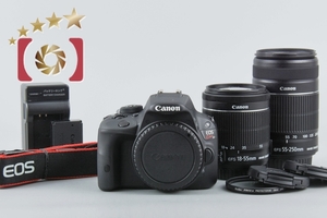 【中古】Canon キヤノン EOS Kiss X7 ダブルズームキット ブラック