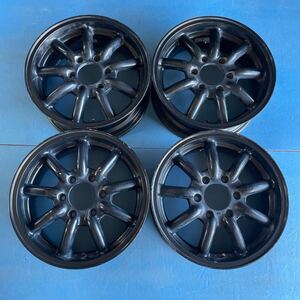 FABULOUS BARONE MC-9 ファブレス バローネMC-9 ハイエース用　17×6.5J+38 PCD139.7-6穴　ハブ径約107mm アルミホイール4本セット