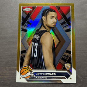 Jett Howard RC Gold Refractor /50 Parallel 2023-24 Topps Chrome Basketball NBA