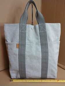 中古 HERMES エルメス フールトゥ エルメス トートバッグ グレー色 Hermes gray totebag 送料無料