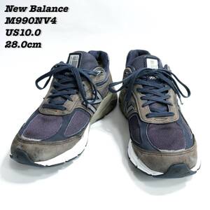 new balance M990NV4 US10.0B 28.0cm 990V4 ニューバランス スニーカー アメリカ製 ネイビー