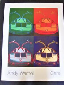 1986年当時物！Andy Warhol 「　Cars　」 アンディ ウォーホル　メルセデス ベンツ　アートポスター　80