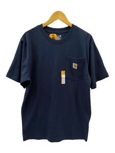 Carhartt (カーハート) Loose Fit Heavyweight S/S POCKET T-SHIRT ヘビーウェイト ポケットTシャツ K87-M S ネイビー メンズ/078