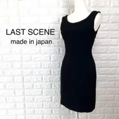 LAST SCENE 胸元レースデザイン 膝上丈 ドレスワンピース