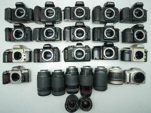 ★ニコン AF一眼&レンズなど★F100/F-501/F-401s/F-801s/F90X/SIGMA/ 等 計:25点まとめ【ジャンク品】30148